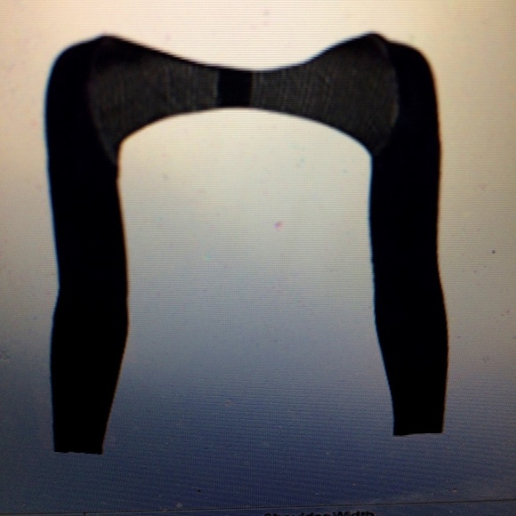 NWOT: Black SHRUG,【 Arms Shaper】upper arm shaper and posture corrector S/M - Picture 3 of 5